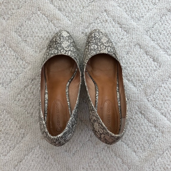 {Corso Como} Gray Webster Snake-Embossed High Heel - Picture 3 of 6